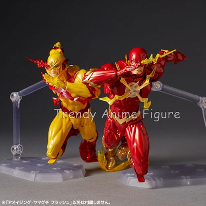 Revoltech Amazing Yamaguchi Flash Action Figure Articulado 17cm Flashpoint Modelo Kaiyodo Flash Bonecos Coleção Brinquedo Presentes de Fim de Ano