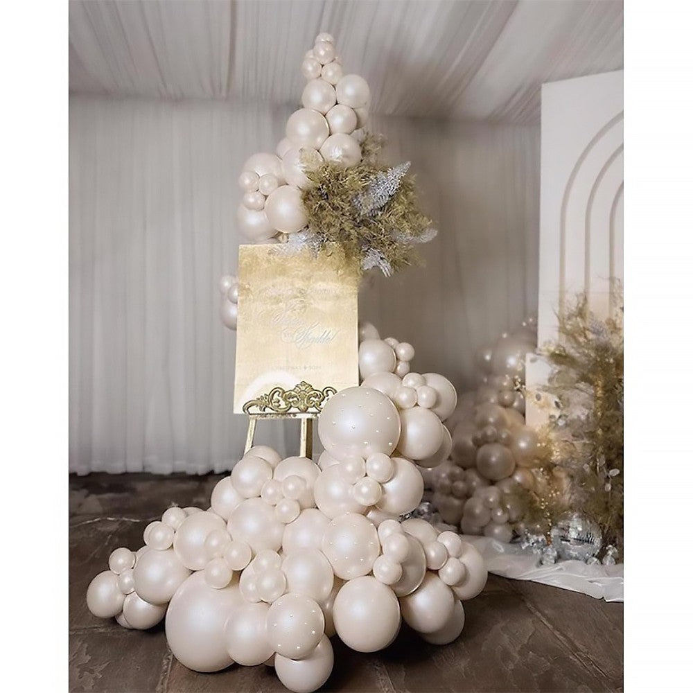 5/10/12inch Pearl Balloons Milk White Latex Balloons Birthday Wedding Decoration For Engagement Anniversary Bridal Shower Globos