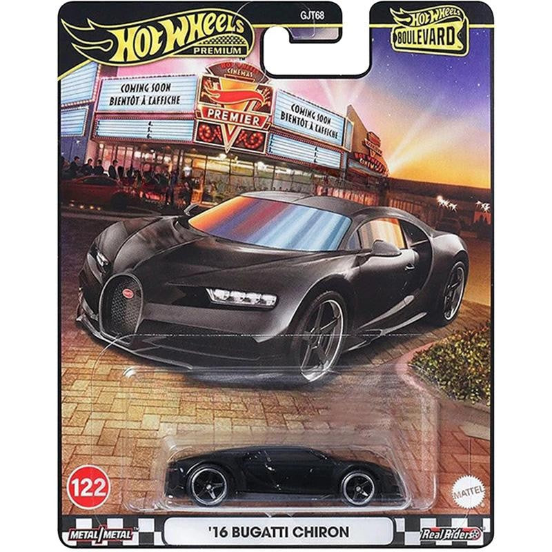 Hot Wheels Carros BOULEVARD Porsche Carrera 2.7 RS Bugatti Chiron 1/64 Modelo de Metal Fundido Coleção Veículos de Brinquedo GJT68