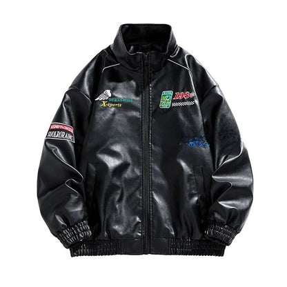 Casual Loose Men's Motorcycle Jacket Street Style Trendy Brand Spring Hot Sale Of The Season New High Street Fashion Couple's To