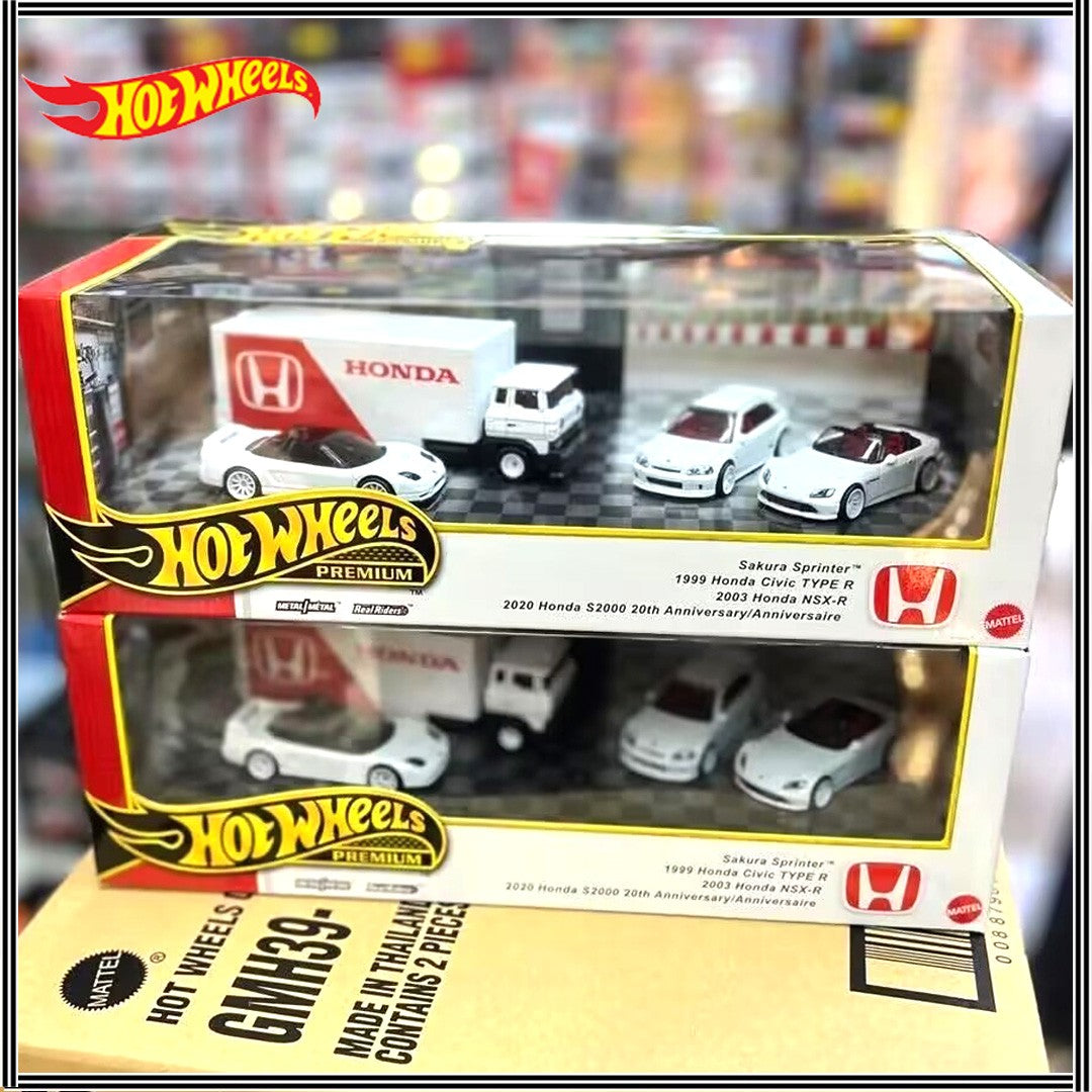 Hot Wheels 1/64 Premium Honda S2000 20th Anniversary Collectible Car Model GMH39 9C7D Garage Series Toy for Ages 5+