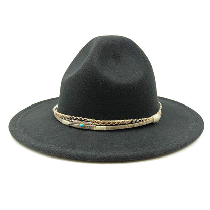 Chapéu Fedora Novo de Camurça 2023 Masculino e Feminino Outono Chapéu Panamá Jazz Estilo Britânico Elegante Retrô Fedora Chapéu de Aba Larga