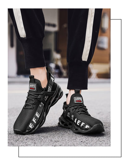 Tênis Masculino YRZL Calçados Masculinos Tênis Designer de Luxo Sapatos Masculinos Casuais Plataforma Antiderrapante Tênis de Corrida Masculino