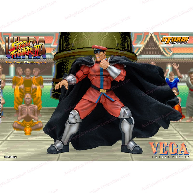 Pré-venda Original Storm Toys M. Bison Ultra Street Fighter II The Final Challengers M. Bison Figuras de Anime Brinquedos Modelo Presente
