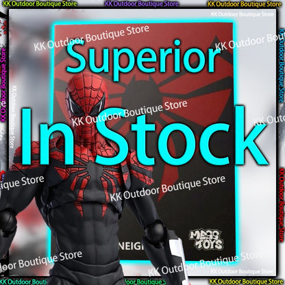Em estoque Brinquedos Mess Superior Homem-Aranha Ultimate Vizinho Peter Parker Messtoys Boneco de Ação Anime Homem-Aranha Presentes Brinquedos