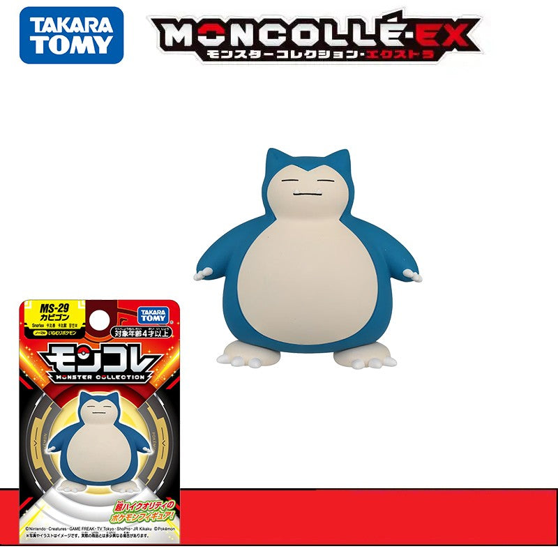 Original TAKARA TOMY Pokemon Figurine Toys Mimikyu Sylveon Lapras Charizard Umbreon Vaporeon Snorlax Model Dolls Birthday Gifts