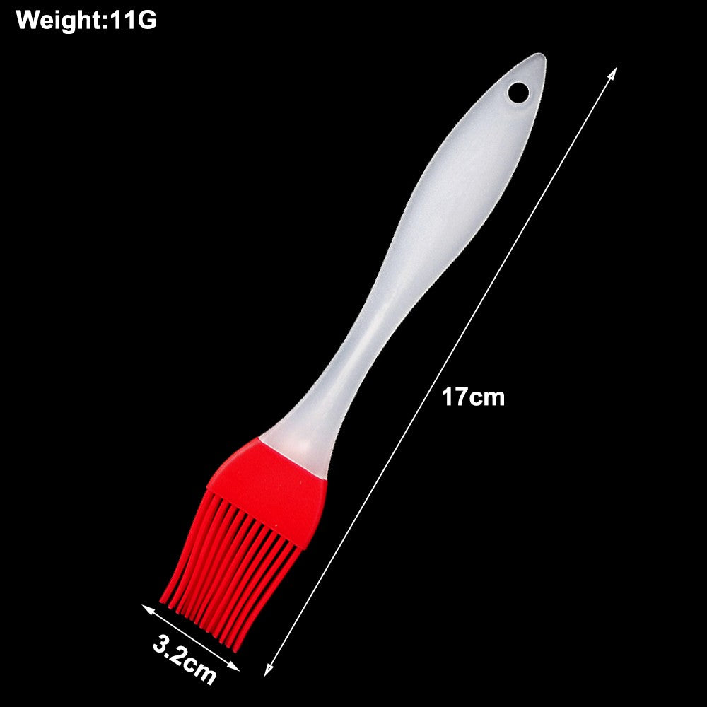 1Pcs 7 Colour Food Silicone Brush Smear Barbecue Baking Pan Bread Chef Pastry Oil Tool Household Kitchen High Temperature