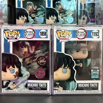 Funko Pop Muichiro Tokito Boneco de Ação Anime Demon Slayer Série Kochou Shinobu Modelo Edição Limitada Coleção Presentes Originais
