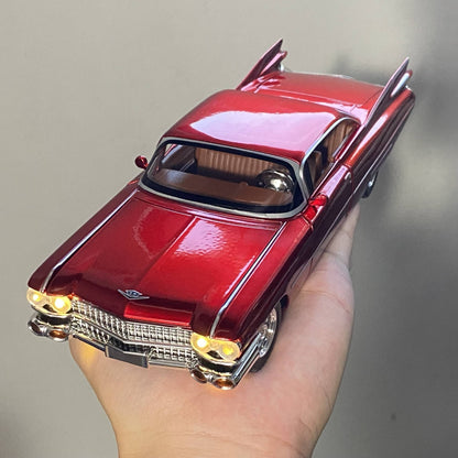 1:24 Cadillac Eldorado Biarritz 1959 Série 62 Liga Diecast Modelo Miniatura Voiture Decoração de Casa Presentes de Natal Para Crianças