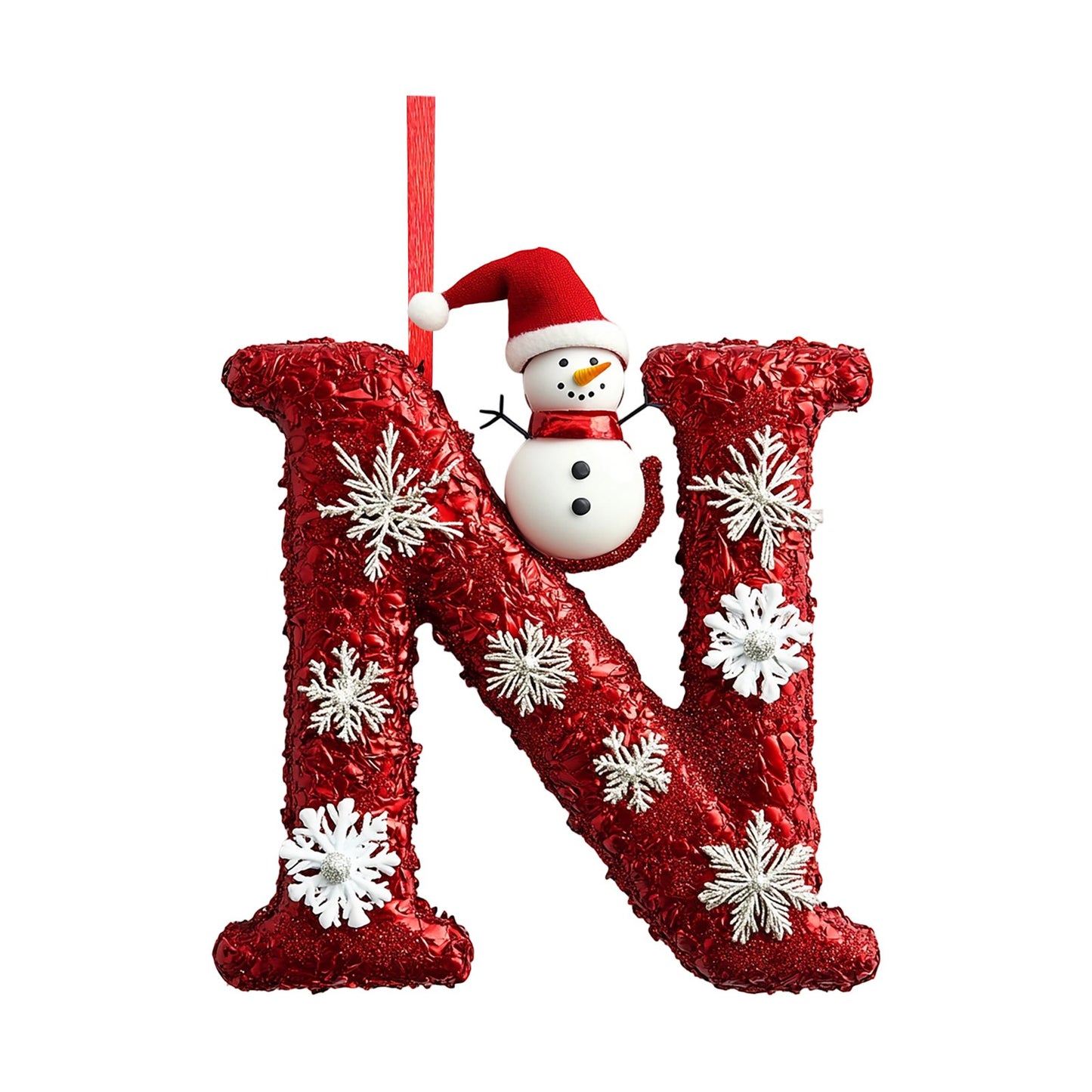 26 Letter Christmas Tree Hanging Personalized Christmas Letter Decoration Holiday Ornaments Christmas Tree Ornaments 2025