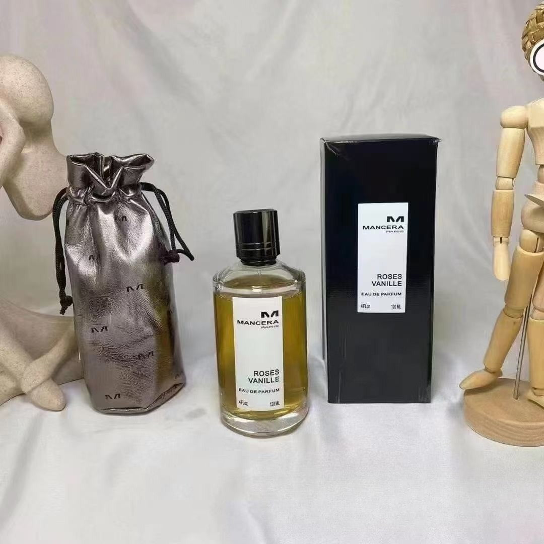 Mancera Purple/Blood/Ebony/Greedy Rose/Jasmine/Soft Vanilla 120ml Lasting Fragrance, Men and Women Premium Oriental Fragrance