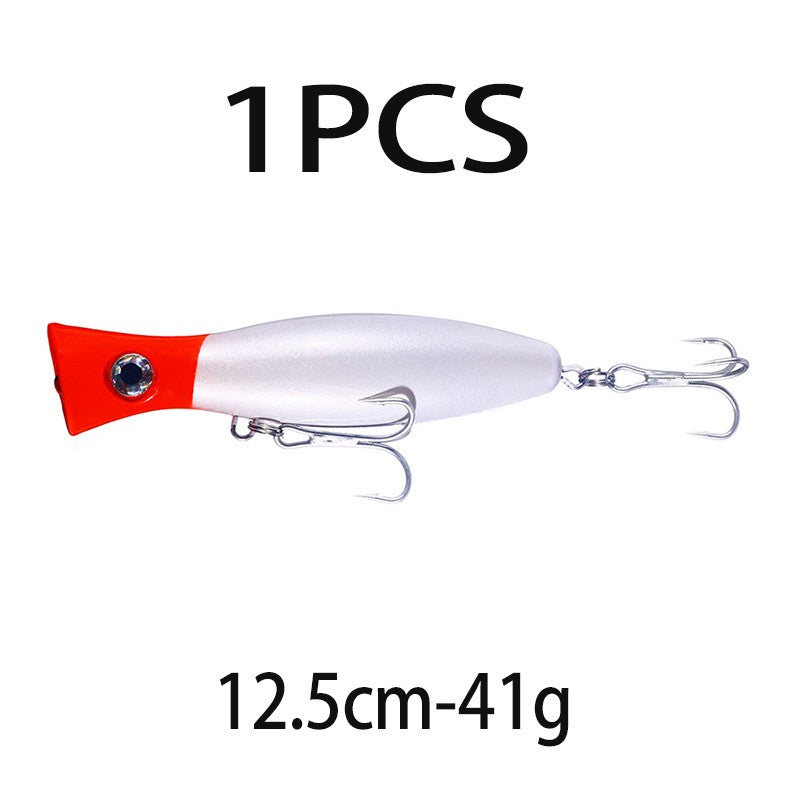 Iscas de Pesca Popper Topwater 11cm 23g 13cm 43g Pesca Boia Artificial Pesca de Baixo, Lúcio, Carpa, Wobbler, Artigos de Pesca