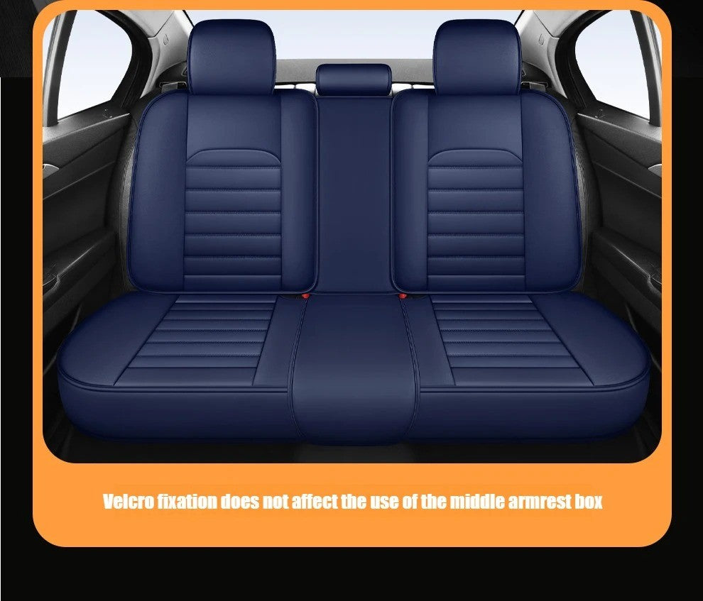 Capas de Couro Ultra Confortáveis e Duráveis para Bancos de Carro – Artesanato Premium, Todas as Estações, Ajuste Universal para a Maioria dos Veículos