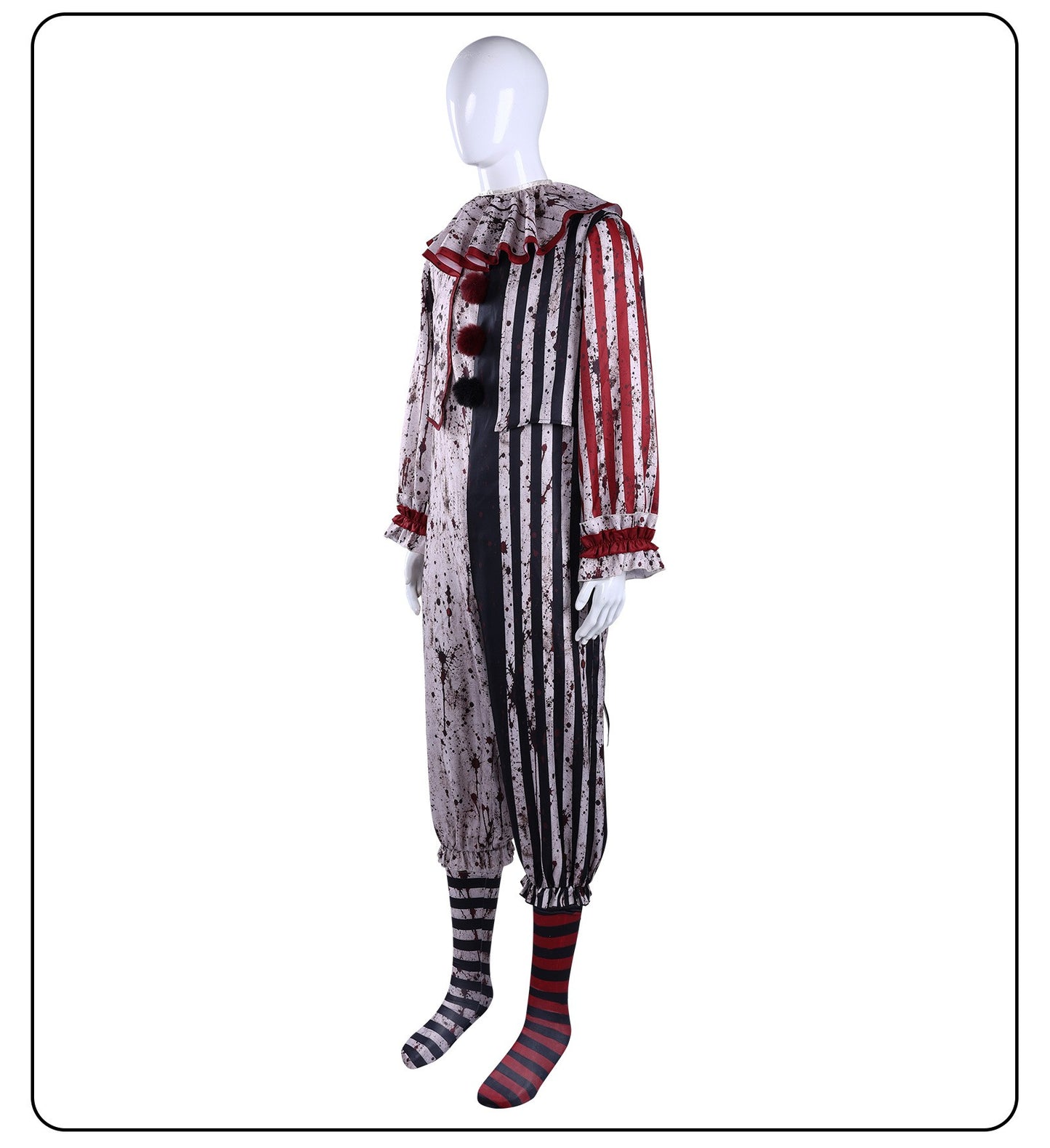 Terrifier Art Clown Joker Cosplay Costume Dark Clown Full Set for Men Women Role Play Horror Dress Suit Halloween Carnival Party