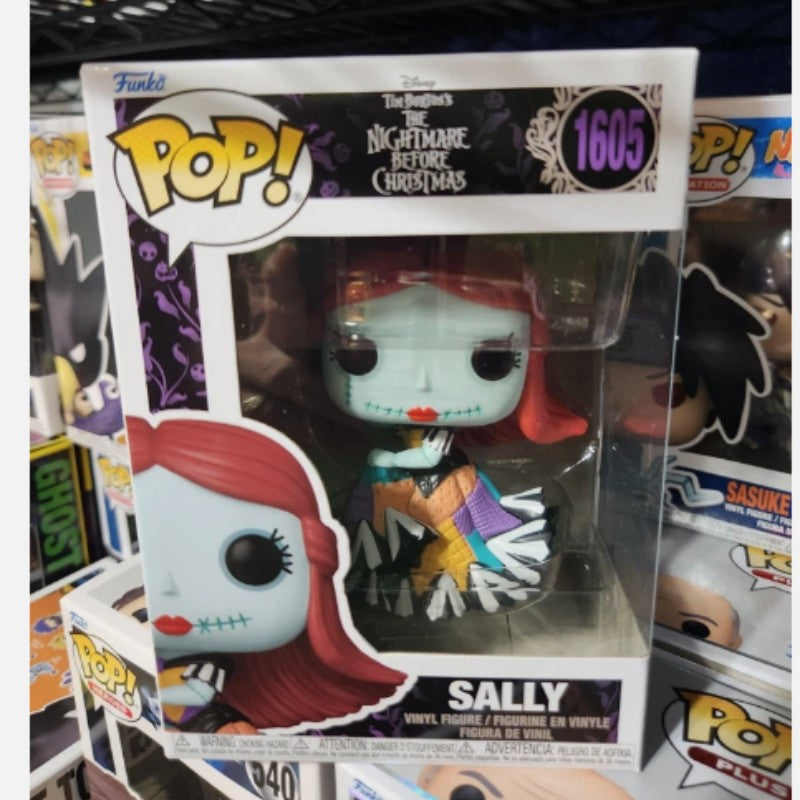 The Nightmare Before Christmas Sally Genuine Funko Pop Action Doll Model 1605 Vinyl Sculpture Doll Christmas Festival Gift
