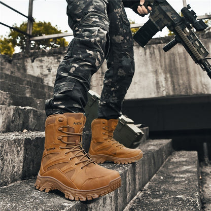 Botas de Caminhada Masculinas de Cano Alto, Casuais, Confortáveis e Quentes
