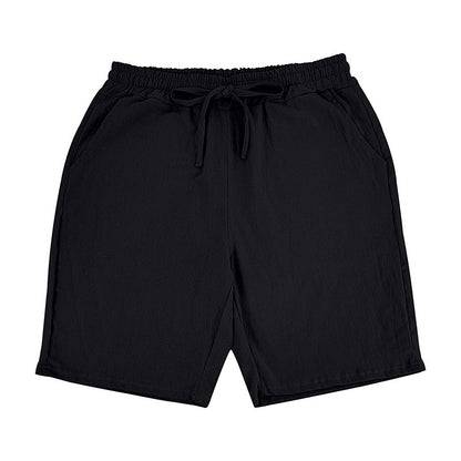 2024 New Men'S Cotton Linen Shorts Pants Male Summer Breathable Solid Color Linen Short Trousers Fitness Streetwear M-4xl