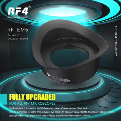Microscópio Trinocular Estéreo RF4 360° com Braço Articulado para Reparo de Placas PCB de Celulares e Câmera Termográfica 4K C39