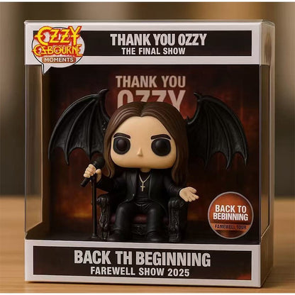 Ozzy Osborne Figure Thank You Ozzy The Final Show Resin Duck Doll Ornaments Desktop Decoration Cute Doll Fans Souvenir Gift