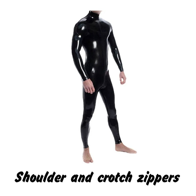 Sexy Hot Selling Natural Latex Catsuits Tights For Men And Women Customized Rubber Fetish Latex Catsuit  Full Body