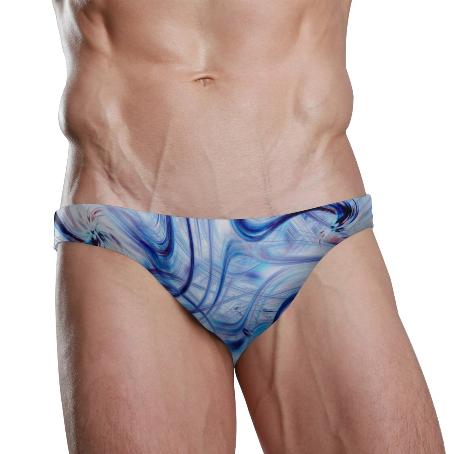 Man's Swimming Briefs Low Waist Swimwear drop With Push-up Pad Sexy Shorts Trunks Boxers Marble print Men's Swim For Old buyer