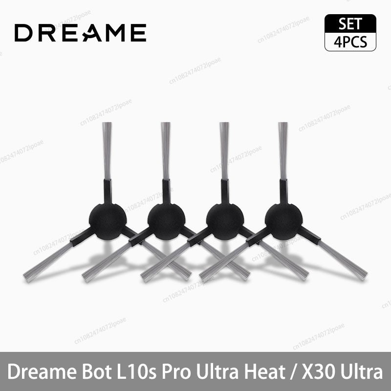 Acessórios para Robô Aspirador Dreame L10s Pro Ultra Heat / X30 Ultra: Escova Principal, Escova Lateral, Pano de Limpeza, Filtro Hepa, Saco de Pó, Peças de Reposição
