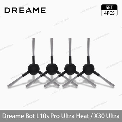 Acessórios para Robô Aspirador Dreame L10s Pro Ultra Heat / X30 Ultra: Escova Principal, Escova Lateral, Pano de Limpeza, Filtro Hepa, Saco de Pó, Peças de Reposição