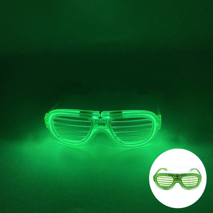 New Cool Wireless Glowing LED Light Up Glasses For Rave Festival Party Luminous Neon Mosaic Sunglasses Club Disco Eye Glasses