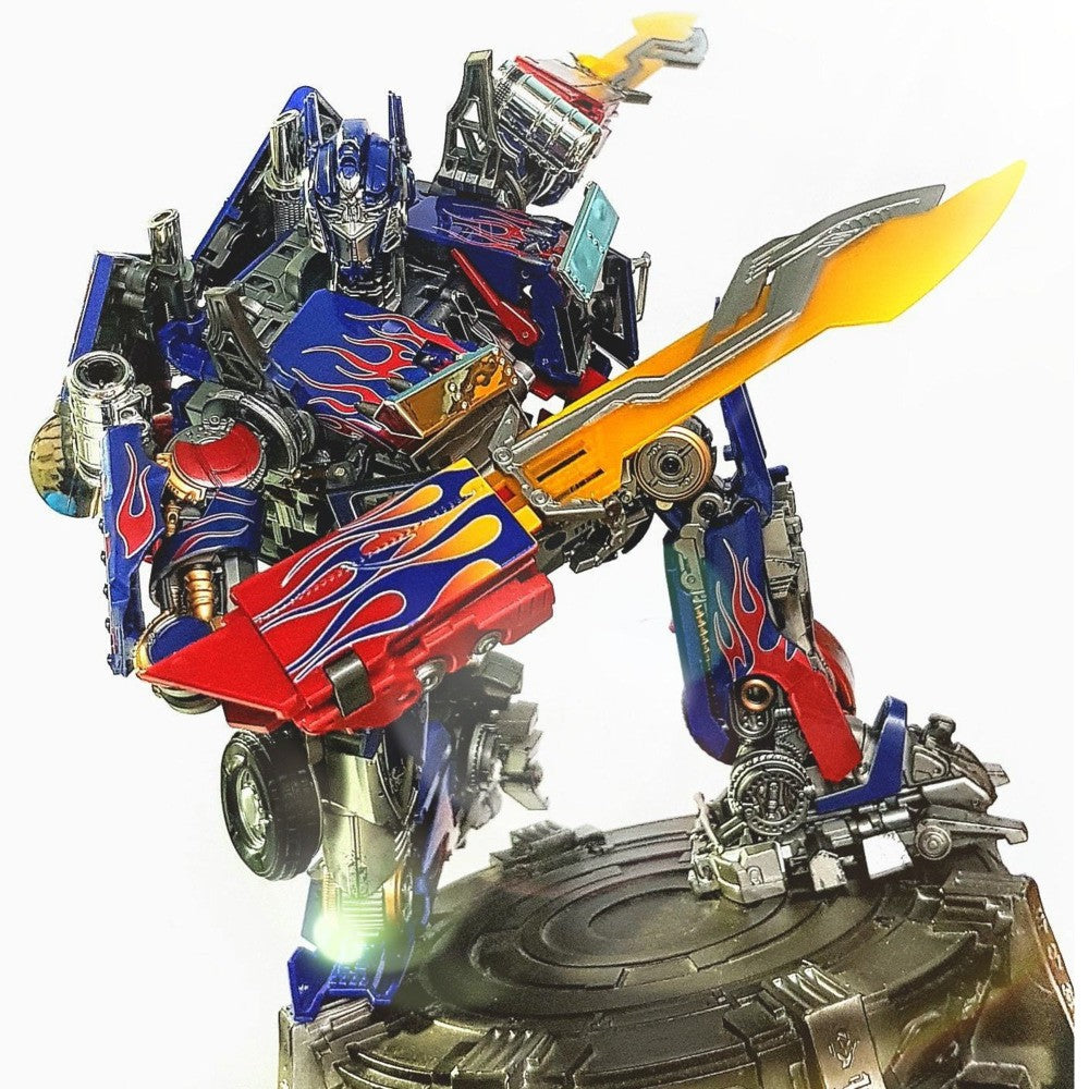 [EM ESTOQUE] WEIJIANG MPM04 OP Comandante Masterpiece Transformação Optimus Primal Action Figure Brinquedo Modelo de Filme MPM KO Deformação