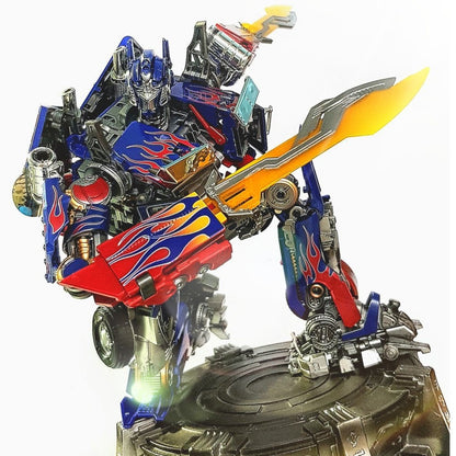 [EM ESTOQUE] WEIJIANG MPM04 OP Comandante Masterpiece Transformação Optimus Primal Action Figure Brinquedo Modelo de Filme MPM KO Deformação