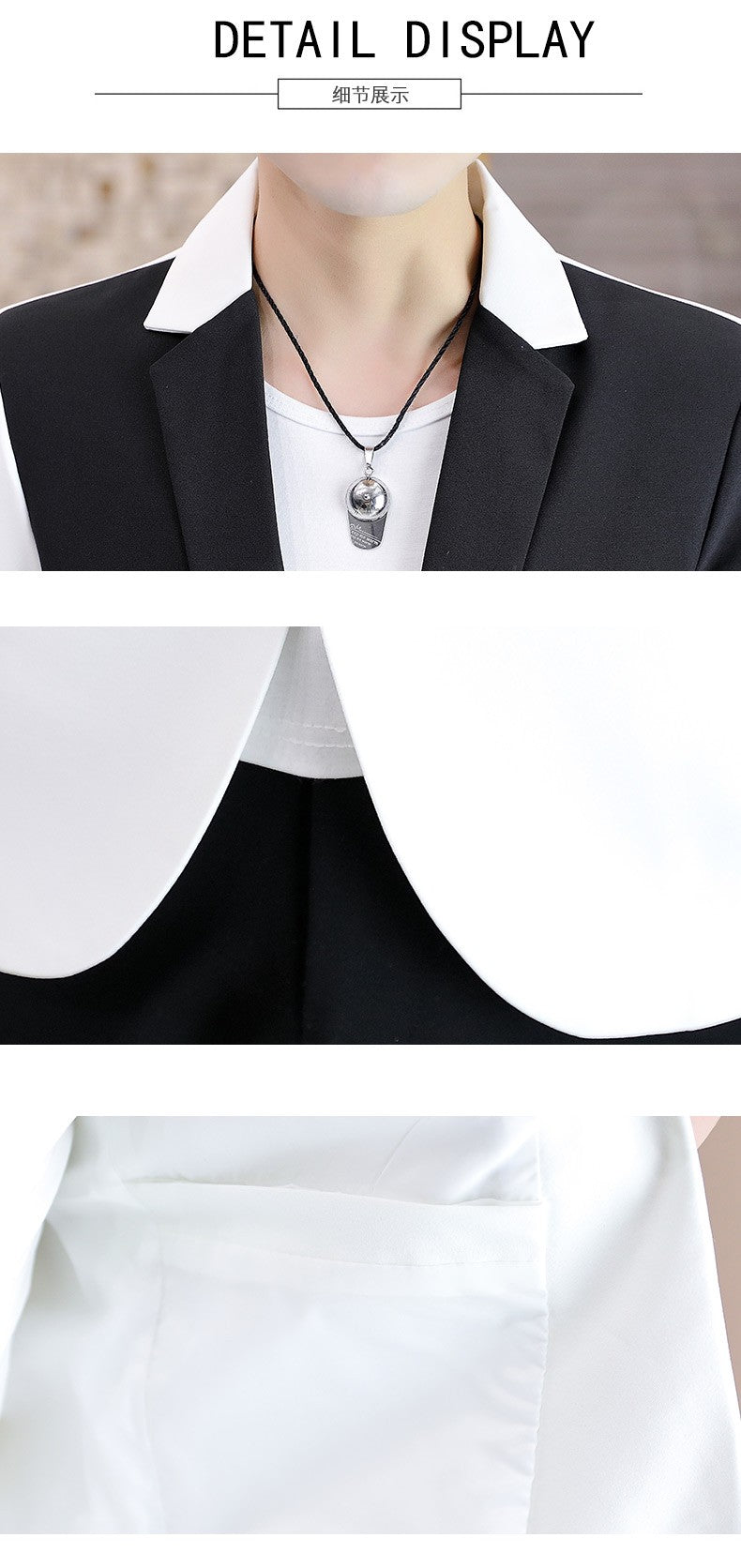 Blazer Men's Fashion Gentleman Business Outdoor Travel Color Matching Wedding Slim-fit Korean Trend Handsome Youth Casual Blazer