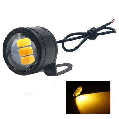 Motorcycle Flash Strobe Eagle Eye Luz Diurna de Moto Lâmpada de Nevoeiro Farol Moto Acce Hoc para 2pcs Mini Luz LED