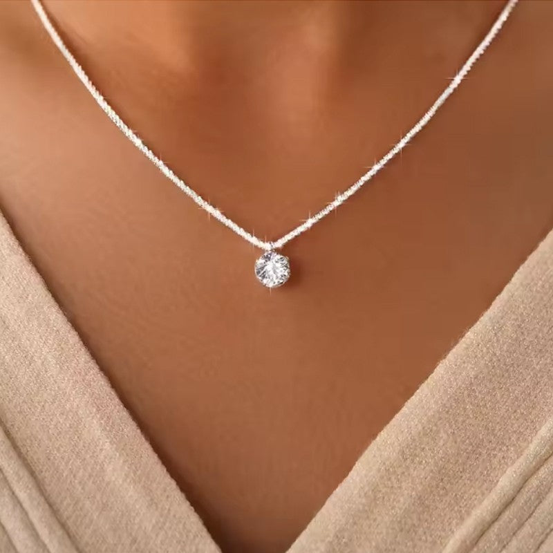 Colar Clássico Coroa TEN CARATS s925 Prata Esterlina Moissanite VVS1 para Mulheres Joia Certificada GRA Presente com frete grátis