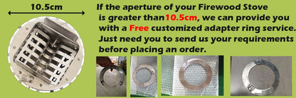 Pellet Burner 16L Storage Capacity Stainless Steel Firewood Stove Outdoor Camping Tent Heating Picnic Cooking