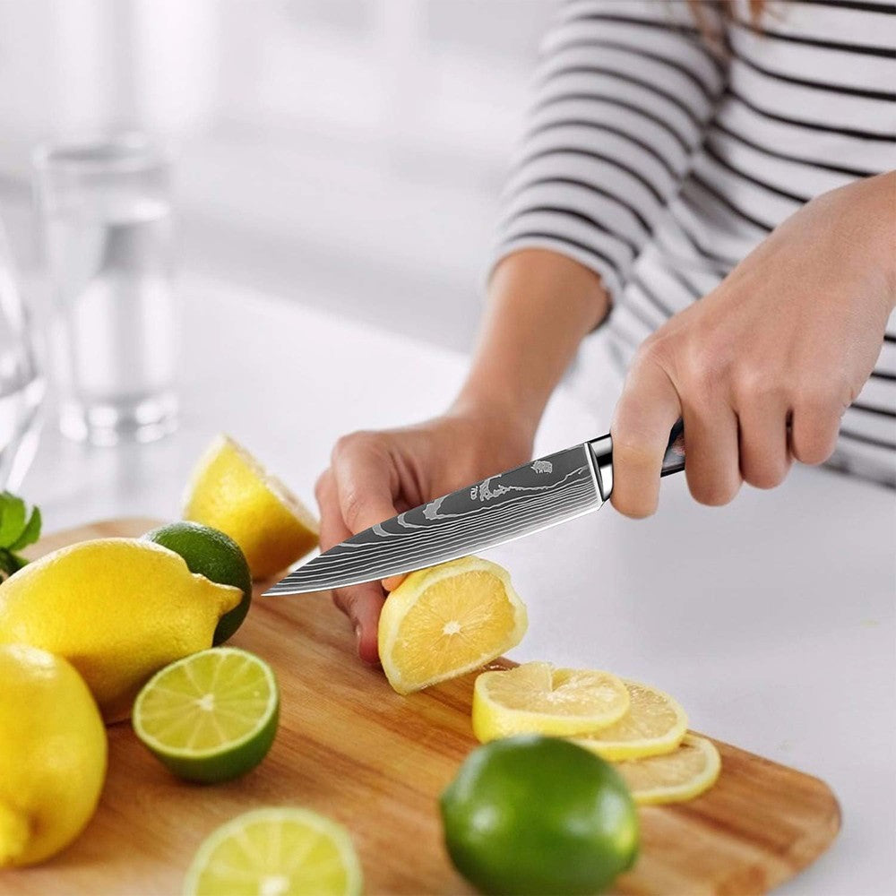 Conjunto de facas de cozinha japonesas 15 peças de chef profissional ultra afiadas para corte muito rápido com suporte tesoura afiador