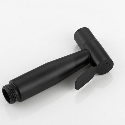 Pulverizador de bidê de banheiro portátil com válvula de latão, bidê de chuveiro de aço inoxidável, chuveiro higiênico, pulverizador de bidê de banheiro montado na parede