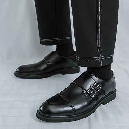 Brand New Men's Pointed Comfortable Business Banquet Oxford Shoes Fashion Spring Men's Breathable Casual Wedding Leather Shoes