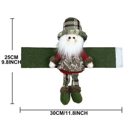 Old man snowman elk curtain hooks, Christmas decorations, display window ornaments, hotel restaurant supplies, party props