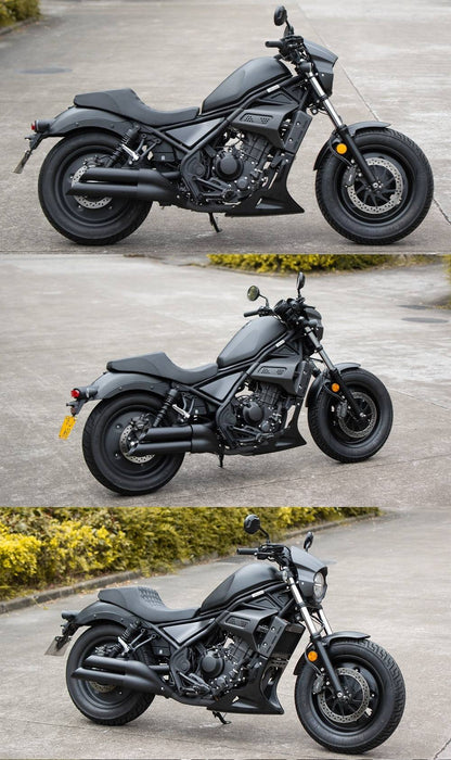 For Honda CM300/Rebel 300 modification parts: stainless steel exhaust tail section, double-tube muffler, rear section