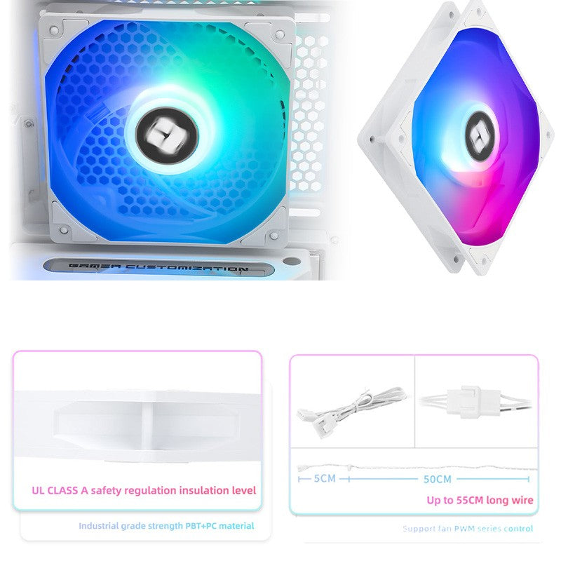 Thermalright TL-C12C PC Cooling Fan 120mm 5V 3PIN ARGB Computer Case Fan 4pin PWM 1550RPM Adjustable Speed 12cm CPU Cooler Fan