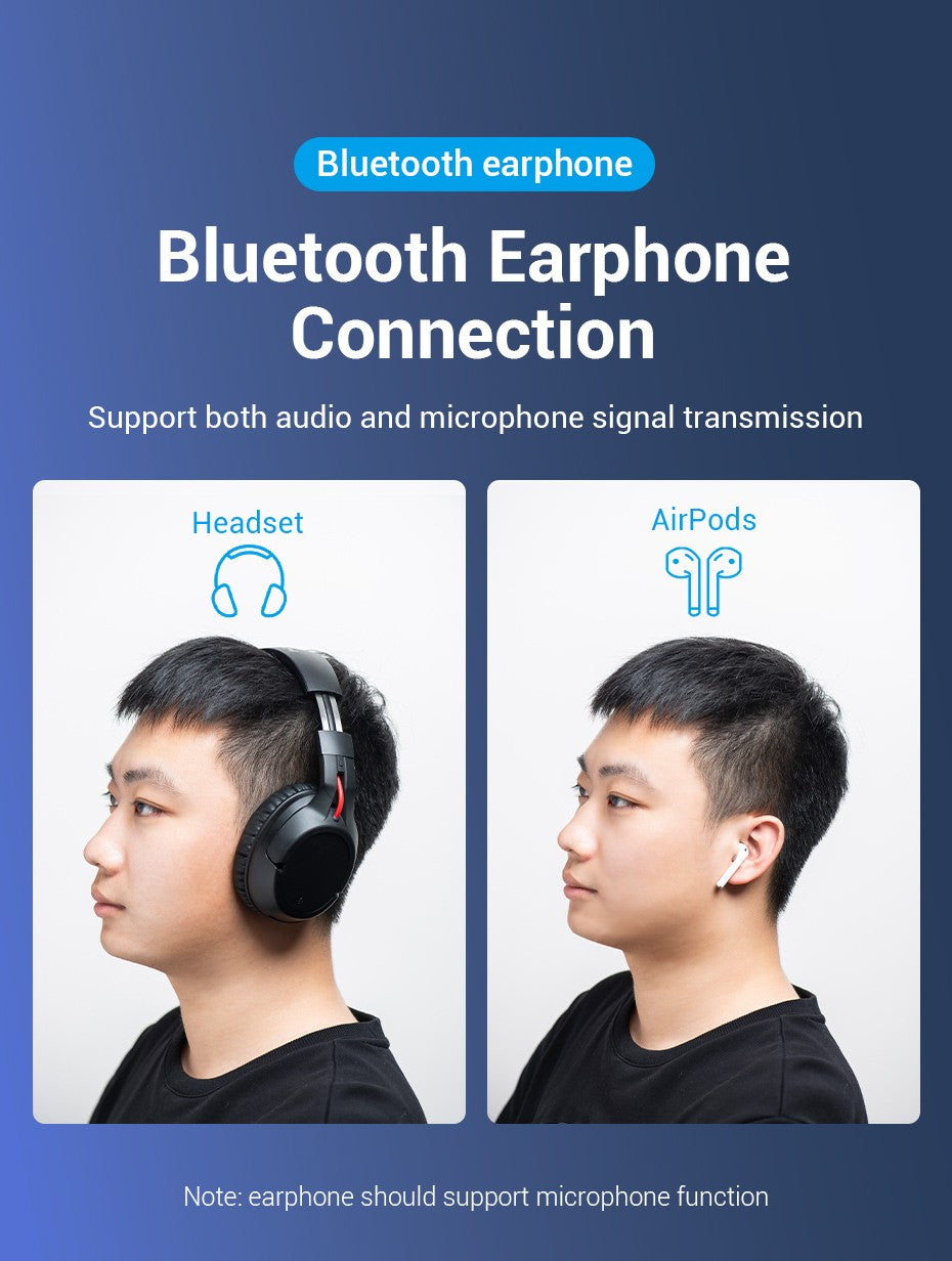 Vention USB Bluetooth 5.0 Adapter Wireless for PC Windows 7/8/8.1/10/11 Bluetooth Receiver & Transmitter For Speaker Earbuds