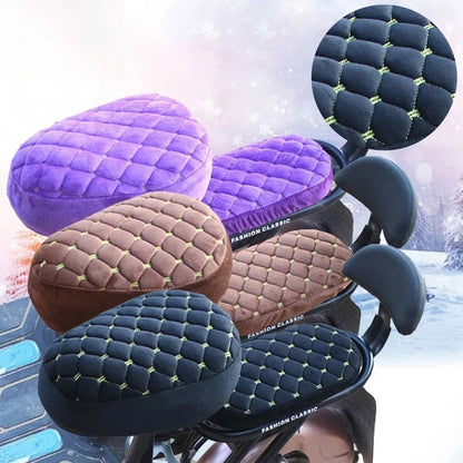 Capa de Selim Confortável de Bicicleta Bateria Universal Inverno Quente
