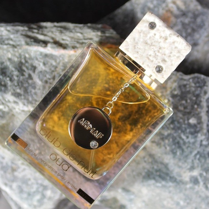 Armaf Club de Nuit Oud Eau de Parfum 105ml Original Perfumes Árabes Nobres Luxuosos Dubai Duradouro Âmbar Amadeirado Perfume de Feromônio Maquiagem