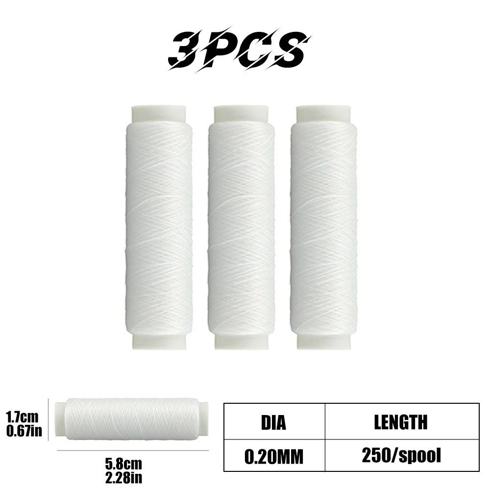 Linha de pesca elástica de alta resistência 0,2 mm 250 m Linha de isca de pesca invisível Fio elástico Linha de pesca Material de pesca
