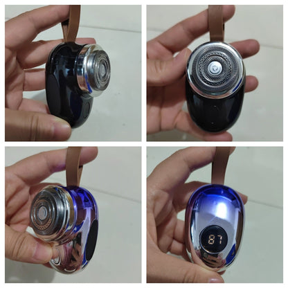 2023 Men's Electric Shaver Portable Mini Shaving Machine USB Rechargeable Beard Trimmer Type-C Household Face Beard Shaver