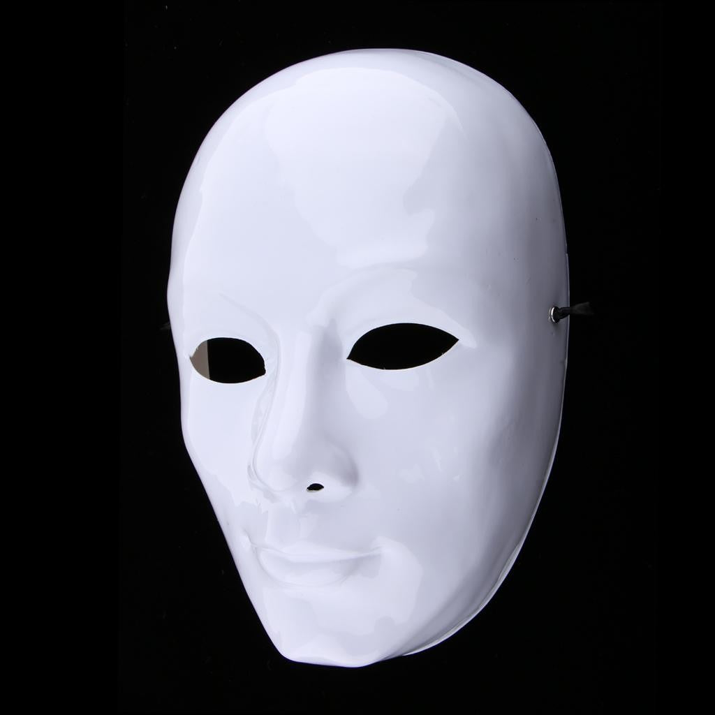 DIY Unpainted Face Masquerade Costume s for Party Decoration Accessories