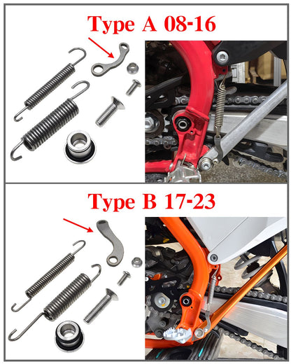 Cavalete Lateral de Moto com Kit de Mola para KTM XC XCW XCF XCFW EXC EXCF 2008-2023 para Husqvarna TE FE TX FX FS 2012-2023