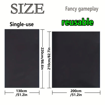 Waterproof Bed Sheet, Black Adult Washable Bedding Protection, Passion Sheets for Couples, Liquid Proof Fitted Mattress Cover