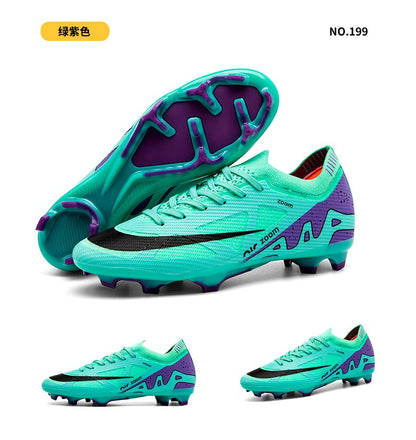Men Football Shoes Cleats Outdoor Grass Society Training Match Football Field Boots Resistant Studded Soccer Shoes Sport Wear