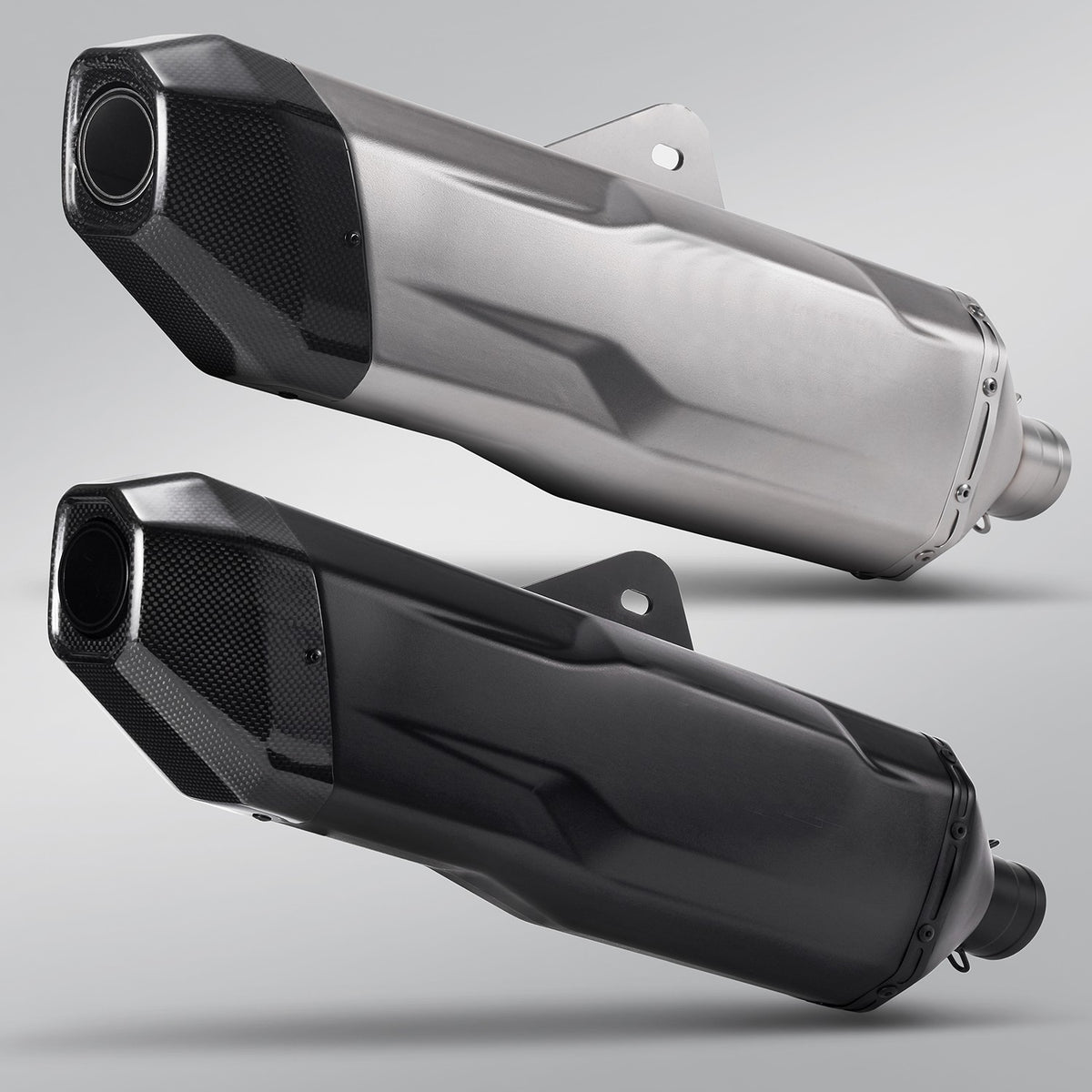 51mm Universal Motorcycle Exhaust Motocross Exhaust Muffler carbon Fiber End Cap For F750GS F850GS R1200GS